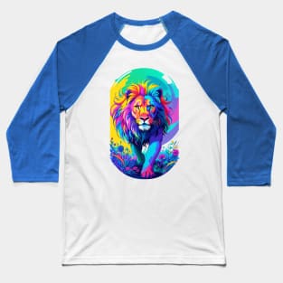 Biopunk Lion Baseball T-Shirt